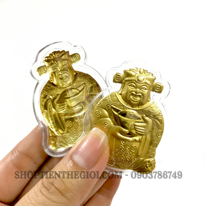 Combo 50 Ông Thần Tài Mạ Vàng Tặng Túi Gấm Lộc - SP005491